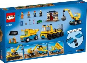 LEGO® City 60391 Kiepwagen, bouwtruck en sloopkraan