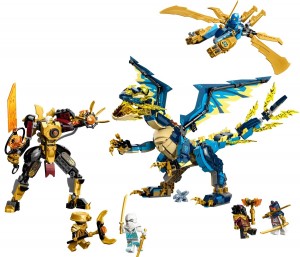 LEGO® Ninjago 71796 Elementdraak vs. de mecha van de keizerin