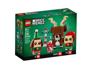 LEGO® Brickheadz 40353 Rendier, Elf en Elfie