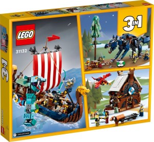 LEGO® Creator 31132 Vikingschip en de Midgaardslang
