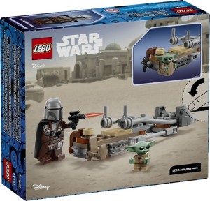 LEGO® Star Wars™ 75436 De Mandalorian en Grogu's speederbike