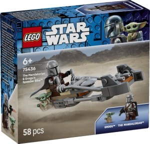 LEGO® Star Wars™ 75436 De Mandalorian en Grogu's speederbike   		
