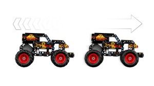LEGO® Technic 42219 Monster Jam™ Grave Digger™ vuur en ijs