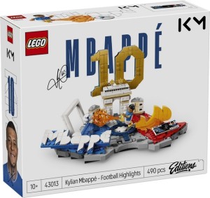 LEGO® Editions Football 43013 Kylian Mbappé – Voetbalhoogtepunten
