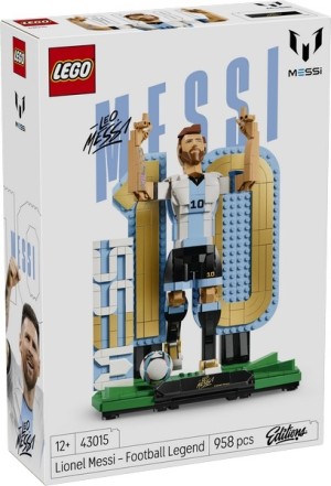 LEGO® Editions Football 43015 Lionel Messi – Voetballegende