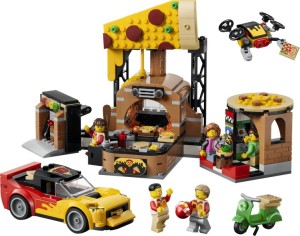 LEGO® City 60496 Pizzacentrale met voertuigen