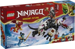 LEGO® Ninjago 71863 Zilvar en Grimtak het Drakenbeest