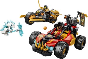 LEGO® Ninjago 71864 Kai en Cole's combivoertuigen