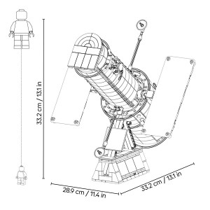 LEGO® Icons 11382 Ruimtetelescoop Hubble